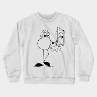 Morning routine Teeth brushing Crewneck Sweatshirt